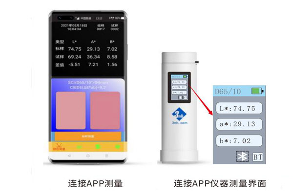 APP测量界面