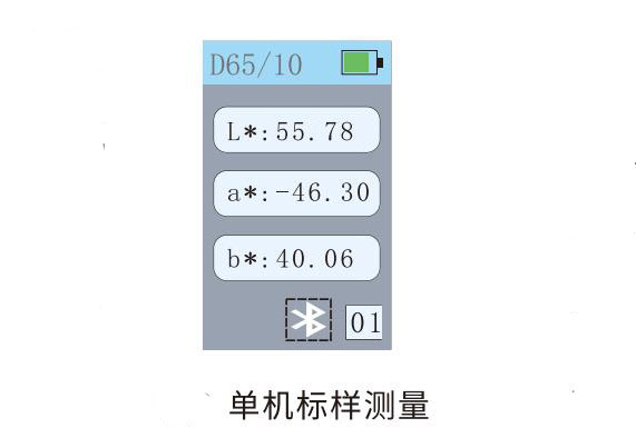 单机标样测量